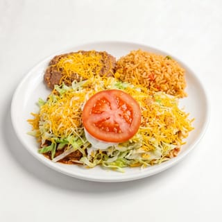 Combo #5 - 2 Enchiladas with Rice & Beans